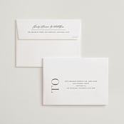 "Coupling" - Wedding Invitations in Cloud by Lauren Chism - FREE Recipient Addressing