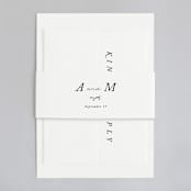 "Storybook Romance" - Wedding Invitations in Cotton by Stacey Meacham - Assembled