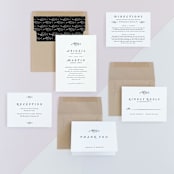 "Storybook Romance" - Wedding Invitations in Cotton by Stacey Meacham - Invitation Suite