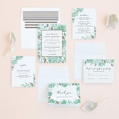 "Watercolor Delight" - Wedding Invitations in Aqua by Petra Kern - Invitation Suite