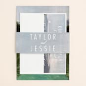 "Adventure Begins" - Wedding Invitations in Forest by Elly - Assembled