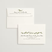 "Rustic Love" - Wedding Invitations in Parchment by GeekInk Design - FREE Recipient Addressing
