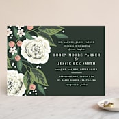 "Climbing Rose" - Wedding Invitations in Leaf by Alethea and Ruth - Front