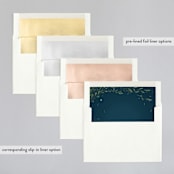 "Dreamkeeper" - Wedding Invitations in Midnight by Jennifer Postorino - Envelope Liner Options
