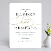"Sullavan" - Wedding Invitations in Teal by Carly Reed Walker - Front