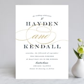 "Sullavan" - Wedding Invitations in Teal by Carly Reed Walker - Front