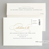 "Sullavan" - Wedding Invitations in Teal by Carly Reed Walker - FREE Recipient Addressing