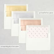 "Astor" - Wedding Invitations in Blush by Carly Reed Walker - Envelope Liner Options