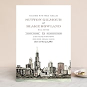 "Windy City" - Wedding Invitations in Antique by Turner de Feria - Front