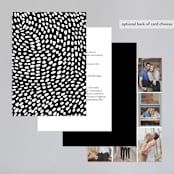"Museum quality" - Wedding Invitations in Teal by Jennifer Wick - Back of Card