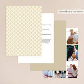 "Rustic Ranch" - Wedding Invitations in Champagne by Griffinbell Paper Co. - Back of Card