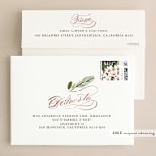 "Rustic Ranch" - Wedding Invitations in Champagne by Griffinbell Paper Co. - FREE Recipient Addressing