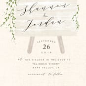 "winona" - Wedding Invitations in Cream by chocomocacino - Close-Up