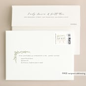 "winona" - Wedding Invitations in Cream by chocomocacino - FREE Recipient Addressing