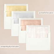 "winona" - Wedding Invitations in Cream by chocomocacino - Envelope Liner Options