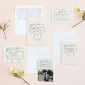 "winona" - Wedding Invitations in Cream by chocomocacino - Invitation Suite