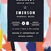 "Happy Day" - Wedding Invitations in Carnival by Angela Marzuki - Close-Up