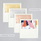 "Happy Day" - Wedding Invitations in Carnival by Angela Marzuki - Envelope Liner Options
