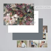 "Gardener's Palette" - Wedding Invitations in Garden by Phrosné Barwood - Back of Card