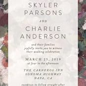 "Gardener's Palette" - Wedding Invitations in Garden by Phrosné Barwood - Close-Up