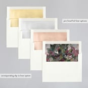 "Gardener's Palette" - Wedding Invitations in Garden by Phrosné Barwood - Envelope Liner Options