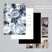 "The Minimalist" - Wedding Invitations in Pearl by Kelly Schmidt - Back of Card