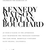 "The Minimalist" - Wedding Invitations in Pearl by Kelly Schmidt - Close-Up