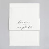 "Simple Elegance" - Wedding Invitations in Tuxedo by Phrosné Barwood - Assembled