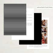 "Downtown" - Wedding Invitations in Onyx by Lauren Chism - Back of Card