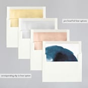 "Inked" - Wedding Invitations in Deep Sea by Phrosné Barwood - Envelope Liner Options