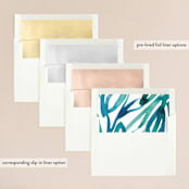 "Airy Blooms" - Wedding Invitations in Haute Hibiscus by Simona Camp - Envelope Liner Options