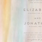 "Off Shore" - Wedding Invitations in Dawn by Grace Kreinbrink - Close-Up