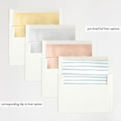 "Off Shore" - Wedding Invitations in Dawn by Grace Kreinbrink - Envelope Liner Options
