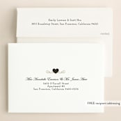 "Until Death" - Wedding Invitations in Golden by Katie Zimpel - FREE Recipient Addressing