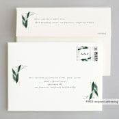 "Eternity" - Wedding Invitations in Sage by Leah Bisch - FREE Recipient Addressing
