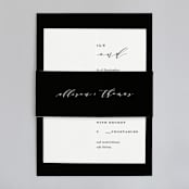 "Perspective" - Wedding Invitations in Noir by Kimberly FitzSimons - Assembled