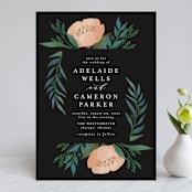 "Twilight" - Wedding Invitations in Coal by Lehan Veenker - Front