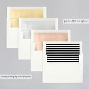 "Twilight" - Wedding Invitations in Coal by Lehan Veenker - Envelope Liner Options
