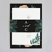 "Twilight" - Wedding Invitations in Coal by Lehan Veenker - Assembled