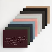 "Vintage Silhouettes" - Wedding Invitations in Champagne by Jessie Steury - Colored Envelopes Available