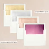 "Ethosien" - Wedding Invitations in Majestic by GeekInk Design - Envelope Liner Options