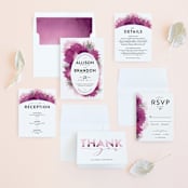 "Ethosien" - Wedding Invitations in Majestic by GeekInk Design - Invitation Suite
