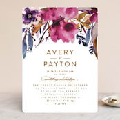 "Fall romance" - Wedding Invitations in Jewelled by Creo Study - Front