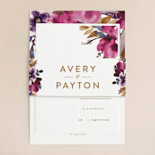 "Fall romance" - Wedding Invitations in Jewelled by Creo Study - Assembled