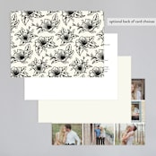 "Apeiron" - Wedding Invitations in Ebony by GeekInk Design - Back of Card