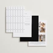 "Ashbury" - Wedding Invitations in Ink by Kristie Kern - Back of Card Options