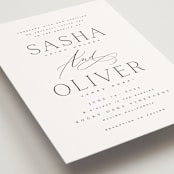 "Ashbury" - Wedding Invitations in Ink by Kristie Kern - Detail