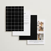 "Margot" - Wedding Invitations in Midnight by Lauren Chism - Back of Card