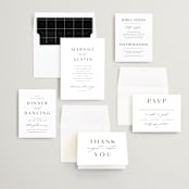 "Margot" - Wedding Invitations in Midnight by Lauren Chism - Invitation Suite