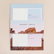 "Desert Rocks" - Wedding Invitations in Sunset by Owl and Toad - Assembled